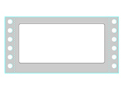 wereinaristea Etichette 149x36mm autoadesive modulo continuo 1 pista. Larghezza della banda 170mm, 58 caratteri stampabili per riga, 8 righe stampabili a 1/6, 11 righe stampabili a 1/8, 8 etichette pet fanfold PLA101170