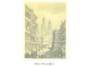 gbc Padova, Piazza dei Signiori Biglietto in cartoncino pregiato piegato sul lato lungo. Dimensioni chiuso: 11x14,5cm. Dimensioni aperto: 22x14,5cm. Stampa artistica Bae3