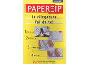 gbc Paperzip kit rilegatura fai da te contiene 20 fogli, 3 copertine in  PVC trasparente e 3 copertine in cartoncino.