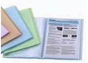 gbc Portalistino ROSSO, in polipropilene , 20 buste, formato 21,5x30cm   .