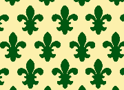 carta Carta avorio con gigli di Firenze, piccoli VERDE 100 grammi x MQ, Carta adatta per rivestire interni di mobili antichi. Misure cm 50x70cm Beo64