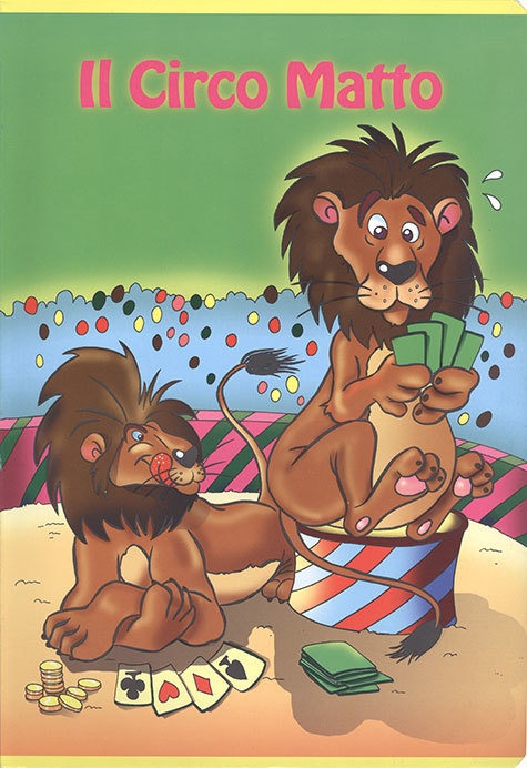 gbc Quaderno Maxi Il circo matto, formato A4, riga B (3 elementare) con margine, 64 facciate, carta da 65gr, rilegatura con punto metallico a sella, senza frontespizio.