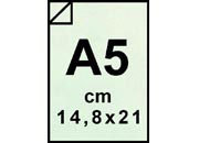 carta Carta ShiroFavini, AlgaCartaEcologica, VERDE, 200gr, a5 Verde, formato a5 (14,8x21cm), 200grammi x mq BRA339a5