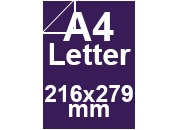 carta Carta Burano VIOLA, a4letter, 90gr Viola Imperiale 74, formato a4letter (21,6x27,9cm), 90grammi x mq BRA1814a4letter