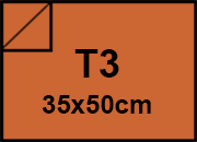 carta Carta Burano ARANCIO, t3, 90gr Arancio Bruciato 77, formato t3 (35x50cm), 90grammi x mq BRA1816t3