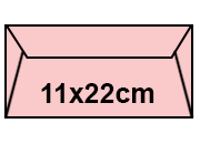 carta Buste Burano ROSA, c4, 90gr Rosa 10, formato c4 (11x22cm), 90grammi x mq BRA558c4