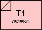 carta Carta Burano ROSA, t1, 90gr Rosa 10, formato t1 (70x100cm), 90grammi x mq BRA558t1