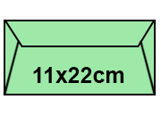 carta Buste Burano VERDE, c4, 90gr Verde 09, formato c4 (11x22cm), 90grammi x mq BRA561c4