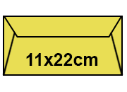 carta Buste Burano SOLARE, c4, 90gr Giallo Solare 53, formato c4 (11x22cm), 90grammi x mq.