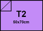 carta Carta Burano VIOLA, t2, 90gr Viola 49, formato t2 (50x70cm), 90grammi x mq BRA822t2
