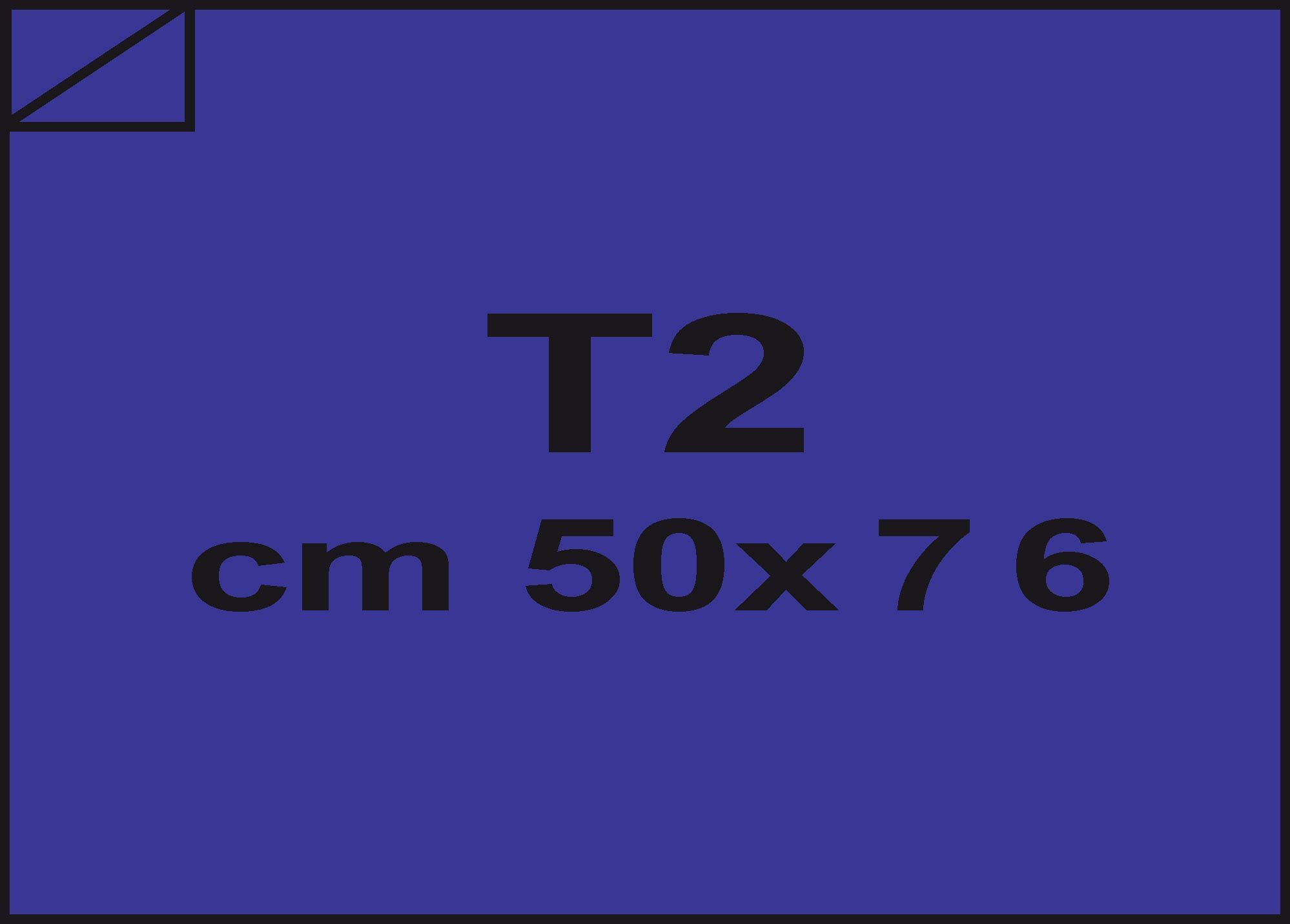 carta CartaVelina BLU56, T2, 18gr Formato T2 (50x76cm), 18grammi x mq.