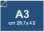 carta Cartoncino Polipropilene 0,8mm Blu, formato A3 (29,7x42cm), 670grammi x mq bra491A3