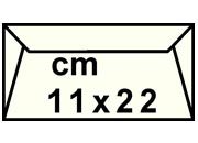 carta Buste con strip Prisma Bi-marcato Favini  AVORIO, formato C4 (11x22cm), 120grammi x mq bra776C4