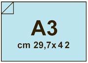 carta CartaChimica RICETRASMITTENTE AZZURRO a3, 60gr Autocopiante Fogli intermedi CFB58 formato a3 (29,7x42cm), 60grammi x mq bra1941a3