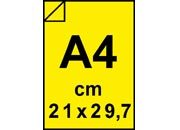 carta Cartoncino SirioFedrigoni. GIALLO. A4. 170gr Formato A4 (21x29,7cm), 170grammi x mq bra320
