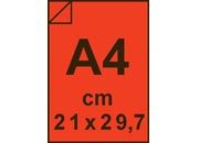 carta Cartoncino SirioFedrigoni. ARANCIO. A4. 170gr Formato A4 (21x29,7cm), 170grammi x mq bra311