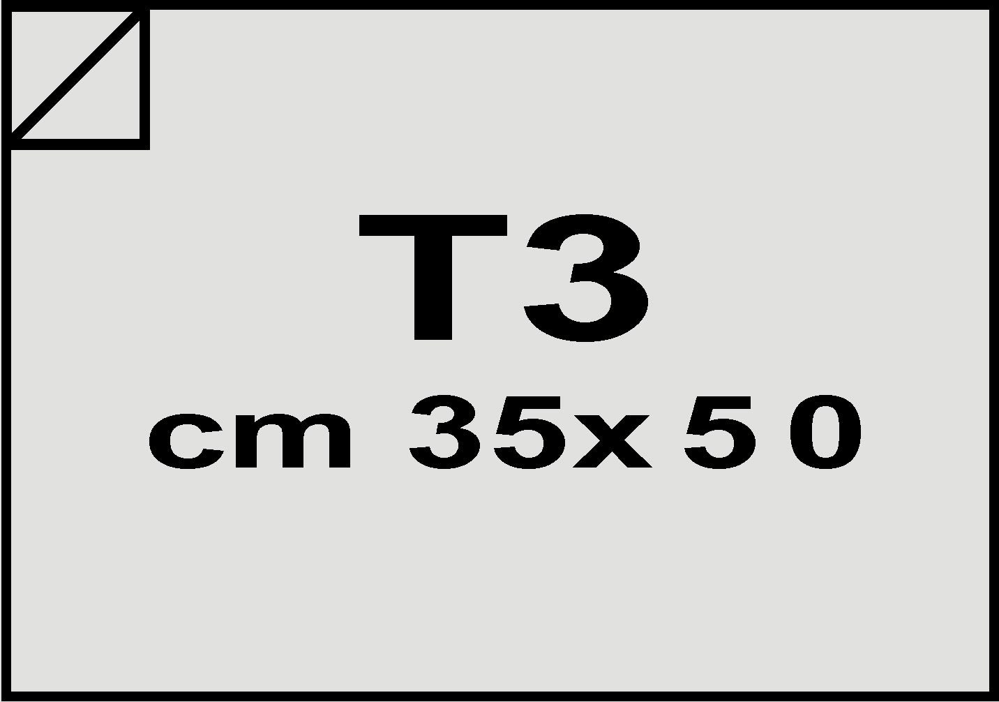 carta Cartone monolucido100, 0,5mm, 350gr, t3 GRIGIO, formato t3 (35x50cm), 350grammi x mq.