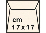 carta Buste Pergamena Marina Fedrigoni Avorio Conchiglia, formato Q1 (17x17cm), 90grammi x mq bra150Q1