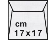 carta Buste con strip Carta telata Favini Bianco, formato Q1 (17x17cm), 120grammi x mq bra1208Q1