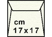 carta Buste gommate Tintoretto Fedrigoni  Crema, formato Q1 (17x17cm), 120grammi x mq.