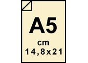 carta CartoncinoDal� Cordenons, a5, 120gr, CAMOSCIO bra1017a5.
