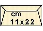 carta Buste con strip Twill Favini  Camoscio, formato C4 (11x22cm), 120grammi x mq bra677C4