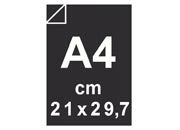 CartoncinoDalì Cordenons, A4, 240gr, NERO bra1022