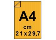 carta Cartoncino Twill OCRA, 240gr, A4 Ocra, formato A4 (21x29,7cm), 240grammi x mq.