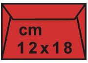 carta Buste con strip Twill Favini  Rosso, formato J7 (12x18cm), 120grammi x mq bra678J7