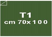 carta Cartoncino Twill Favini  Verde, formato T1 (70x100cm), 120grammi x mq.
