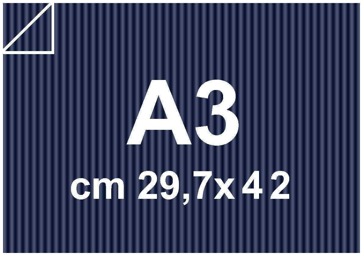 carta CartoncinoDal Cordenons, a3, 360gr, BluMarino Formato a3 (29,7x42cm), 360grammi x mq.
