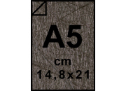 carta Cartoncino Twist Favini Marrone, formato A5 (14,8x21cm), 120grammi x mq.