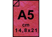 carta Cartoncino Twist Favini Rosa, formato A5 (14,8x21cm), 290grammi x mq bra1840A5