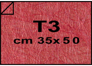 carta Cartoncino Twist Favini Rosso, formato T3 (35x50cm), 120grammi x mq.