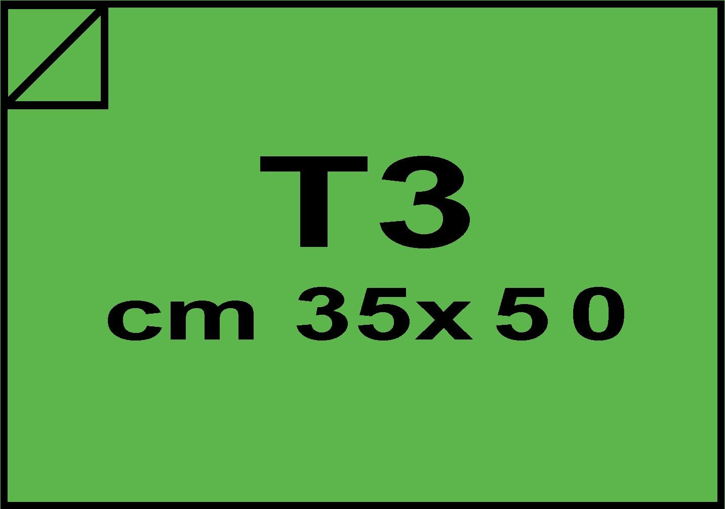 carta Cartoncino Sirio Fedrigoni (UsoMano Colorato) Plastificato Verde, formato T3 (39x49cm), 300grammi x mq BRA467t3