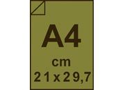 carta CartoncinoPLASTIFICATO SirioFedrigoni A4, 280gr, VERDEscuro Formato A4 (21x29,7cm), 280grammi x mq, (250cartoncino+30plastificazione) BRA1193