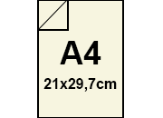 carta CartaFavini, Aralda, 100gr, A4 Avorio, formato a4 (21x29,7cm), 100grammi x mq bra1398