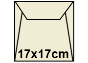 carta Buste con strip Prisma Bi-marcato Favini  Avorio, formato Q1 (17x17cm), 120grammi x mq bra776Q1