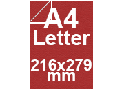 carta Cartoncino PrismaBimarcatoFavini, Rubino a4letter, 250gr Rubino, formato a4letter (21,6x27,9cm), 250grammi x mq bra1029a4letter