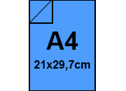 carta CartaColorata MondiNeusiedler. 80grammi, A4, Blu49 Formato A4 (210x297mm), 80gr. IQ Color, per fotocopie sbiancata con il metodo ECF, certificata ISO 9706 e FSC, ottima uniformit dei colori, eccellente macchinabilit.