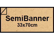 carta Cartoncino REMAKE Favini, 120gr, SAND formato SemiBanner (33,3x70cm), 120grammi x mq.