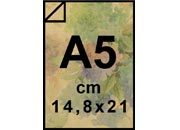 carta CartaDaPacco Millerighe FIORI, 80gr a5 Formato a5 (14,8x21cm), 80grammi x mq.