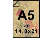 carta CartaDaPacco Millerighe ROSErosse, 80gr a5 Formato a5 (14,8x21cm), 80grammi x mq.