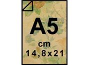 carta CartaDaPacco Millerighe ROSEarancio, 80gr a5 Formato a5 (14,8x21cm), 80grammi x mq.