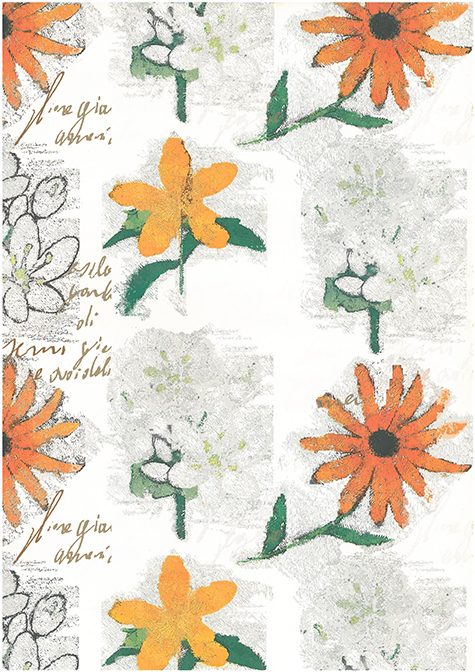 carta Carta Regalo BiancoFiori, A4, 65gr Carta patinata da 65gr-mq. Formato: 100x70cm.