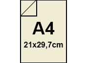 carta Cartoncino Carta telata Favini Avorio, formato A4 (21x29,7cm), 120grammi x mq bra1210