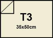 Cartoncino Favini, Telata, 120 g/m², T3, AVORIO bra1210T3
