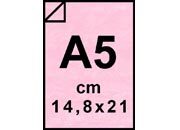carta Carta Raso ROSA, a5, 84gr Formato a5 (14,8x21cm), 84grammi x mq bra123a5