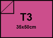 carta Cartoncino SirioFedrigoni. ROSA-CAROLINE. t3. 220gr Formato t3 (35x50cm), 220grammi x mq bra1293t3