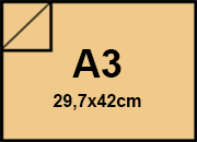 carta Cartoncino SirioFedrigoni. CREMA. a3. 300gr Formato a3 (29,7x42cm), 300grammi x mq BRA1297a3